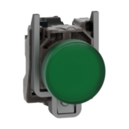 Schneider XB4BVM3 230V Green LED Pilot Light Complete