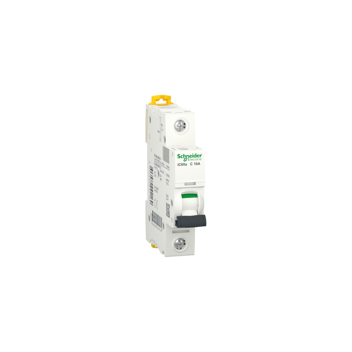 Schneider A9F64110 Acti9 iC60A 1P 10A 6KA C Curve Breaker