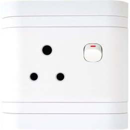 Lesco ST-SHO15-LES-007 Single Switch Socket 4X4 Lesco L44SSW