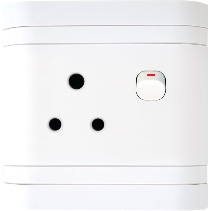 Lesco ST-SHO15-LES-007 Single Switch Socket 4X4 Lesco L44SSW