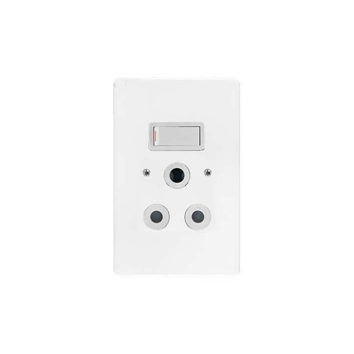 Crabtree ST-SHO10-CRA-010 Single Switch Socket + Cover 2X4 Vertical Crabtree