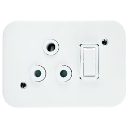 Crabtree ST-SHO10-CRA-014 Single Industrial Switch Socket 16A Crabtree 7390P