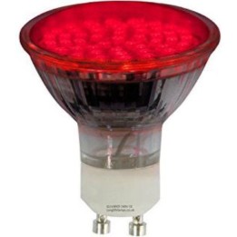 Pioled ST-HD04-PIO-006 4W LED GU10 Colour Lamps - Various Colours - Colour / Red