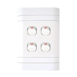 Lesco ST-SHO15-LES-004 4Lever 1Way Switch 2X4 Lesco L424W1