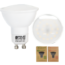 Pioled ST-HD04-PIO-001 4.5W LED GU10 Non-Dimmable Lamp. Available in Cool & Warm White - Colour / Cool white
