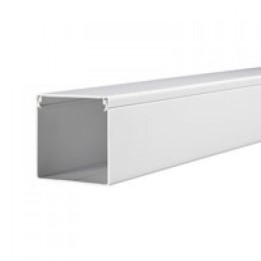 ST-EA05-MIS-007 Trunking Solid 40X40MM White Per 3Mtr Length