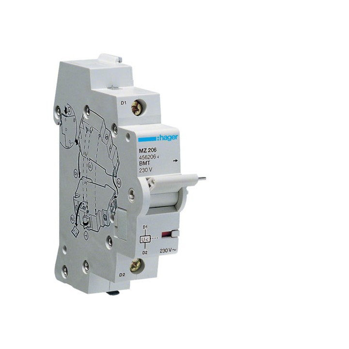 Hager MZ206 230VAC Under Voltage Release