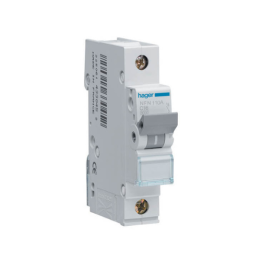 Hager NGN110 10A 1P 10KA D Curve Circuit Breaker
