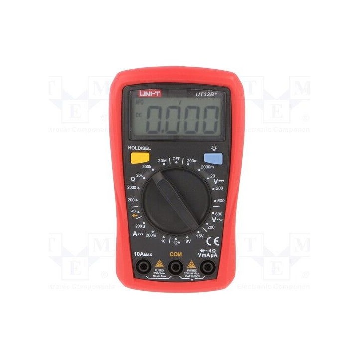 Uni-T ST-SHO02-UNI-020 UT33B+ Digital Multimeter