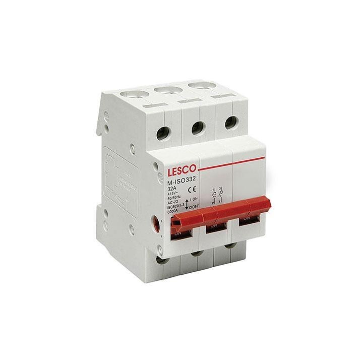 Lesco SU-GB07-LES-003 63A 2P Din Isolator Lesco