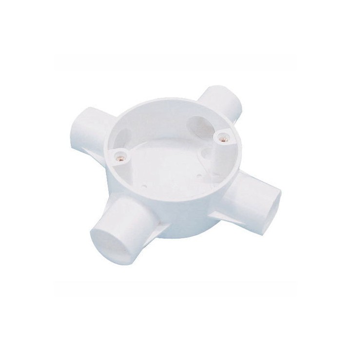 SU-AA02-PVC-002 25MM PVC 4Way Conduit Box B312