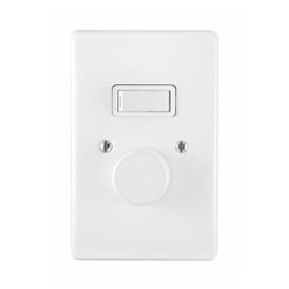 Crabtree ST-SHO10-CRA-008 Dimmer switch + 1Lever 1Way Switch C/W Cover 2X4 18090/101
