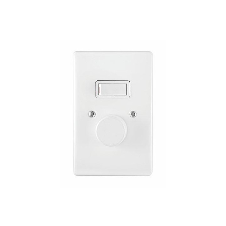 Crabtree ST-SHO10-CRA-008 Dimmer switch + 1Lever 1Way Switch C/W Cover 2X4 18090/101