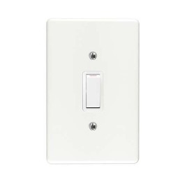 Crabtree ST-SHO10-CRA-005 1Lever 2Way Switch + Cover 2x4 Crabtree 18014/101