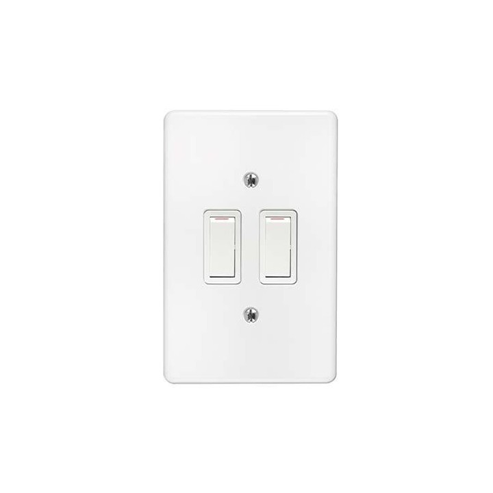Crabtree ST-SHO10-CRA-002 2Lever 1Way Switch + Cover 2x4 Crabtree 18011/101