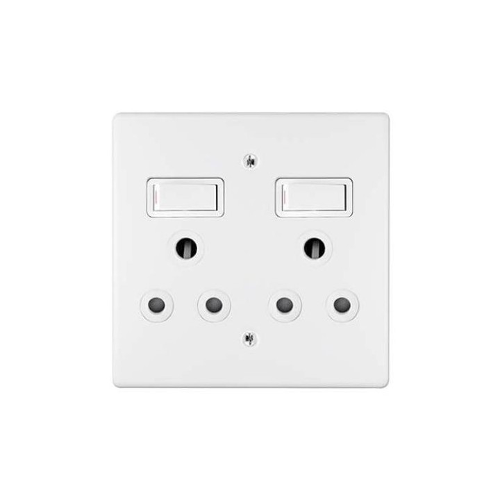 Crabtree ST-SHO10-CRA-009 Double Switch Socket + Cover 4X4 Crabtree 18063/101