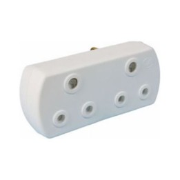 Lesco ST-HA09-LES-003 Double Adaptor Plug 2X16A 3Pin N002