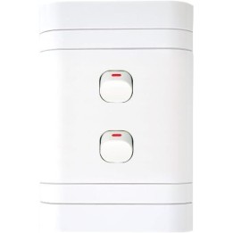 Lesco ST-SHO15-LES-002 Light Switches - 2Lever 1Way Switch 2X4 Lesco L422W1