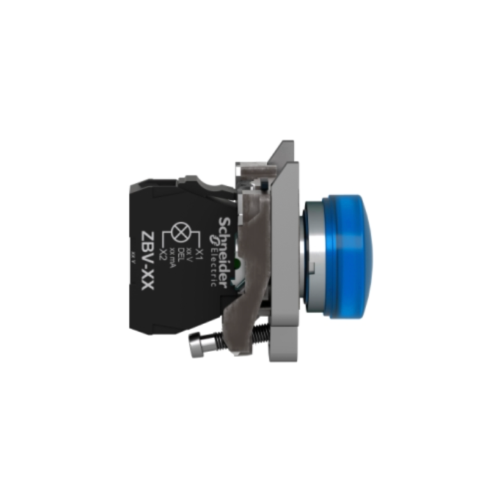 Schneider XB4BVB6 24V Blue LED P/L Complete