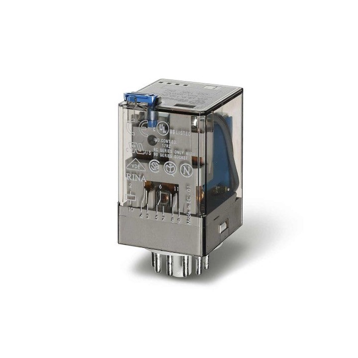 Finder BE-FIN-0000096 60.13 10A 3C/O 11Pin Relay - Various Voltages Available - 12VDC
