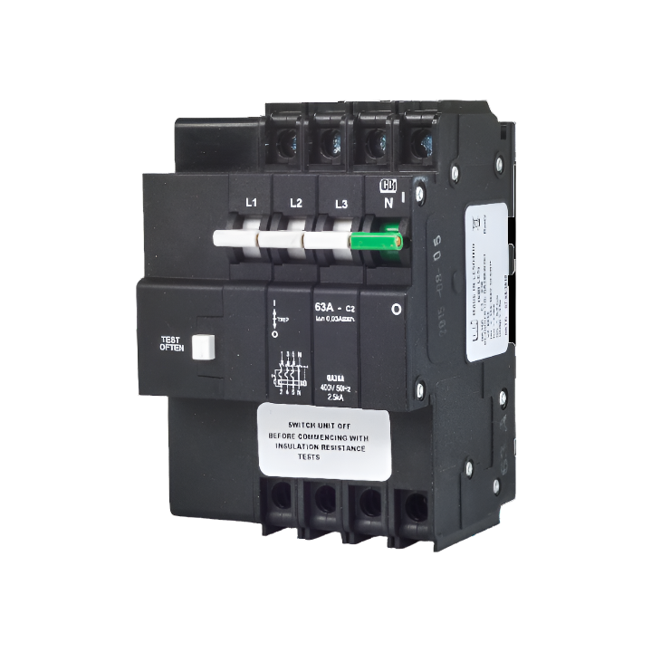CBI BE-CBI-0000253 QA36A 3P+N Earth Leakage Overload - Various Ampere - 50A
