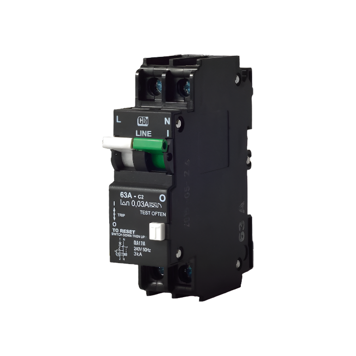 CBI BE-CBI-0000006 QA17A D/P E/Leak C/W Overload Protection - Various Ampere - 30A