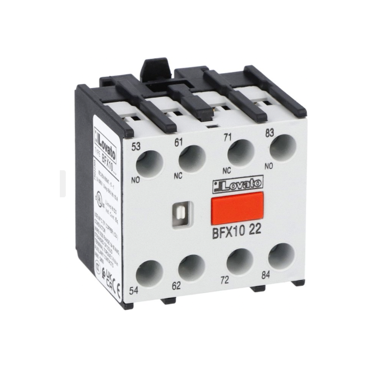 Lovato OMNI-LV-BFX1022 BFX1022 2NO+2NC Auxilary Contact