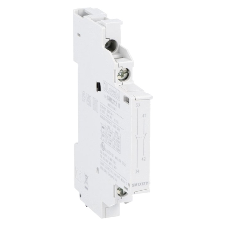 Lovato OMNI-LV-SM1X1211 SM1X1211 1NO+1NC Side Mount Auxiliary Contact