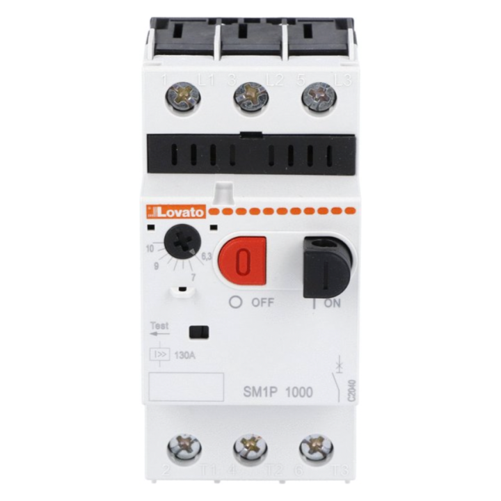 Lovato OMNI-LV-SM1P0650 SM1P0650 4-6.5A Manual Motor Starter