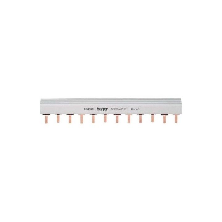 Hager KB463C 4pole 24Way 63A Insulated Busbar
