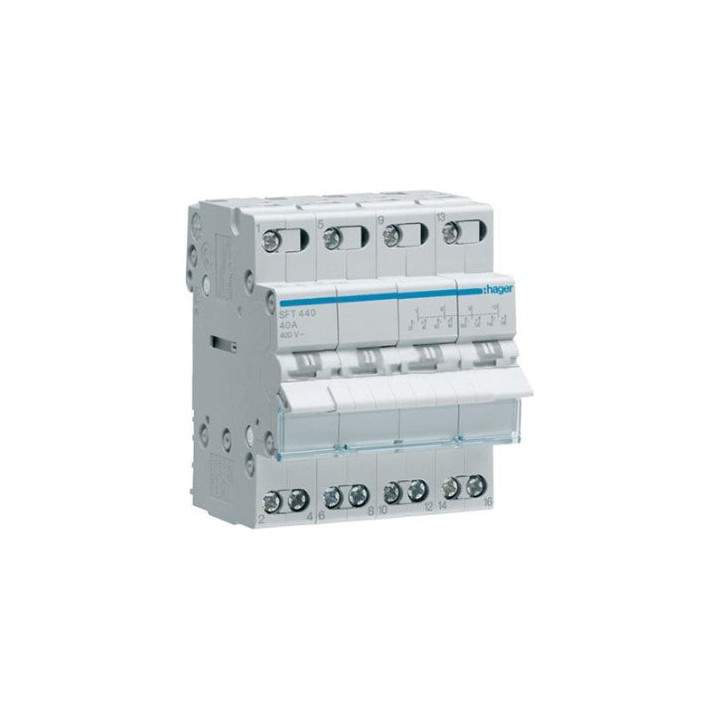 Hager SFT440 4Pole 40A Changeover Switch