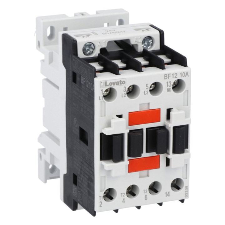 Lovato OMNI-LV-0000152 BF12.10 12A 5.5KW 1NO Contactor - Select Voltage / 24VAC