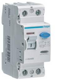 Hager CD241J 2P 30MA 40A Residual Current Device (RCD) No Overload Protection