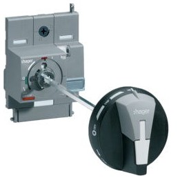 Hager HXB031H Veri-depth Interlocking Rotary Handle and shaft for x250 Circuit Breakers