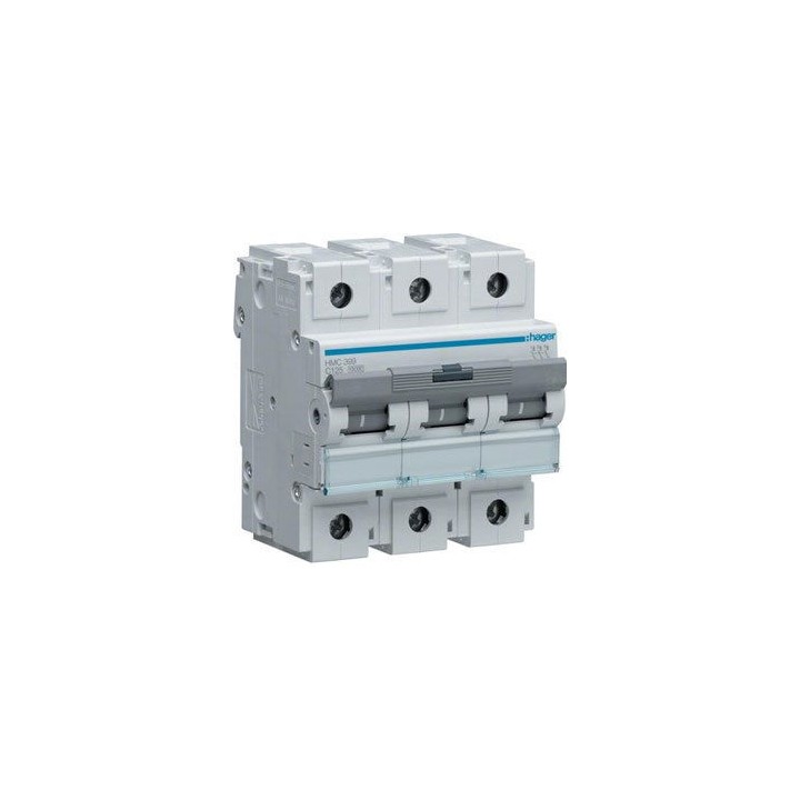 Hager HMD390 3P 100A 15KA D Curve Circuit Breaker