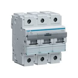 Hager HMD380 3P 80A 15KA D Curve Circuit Breaker