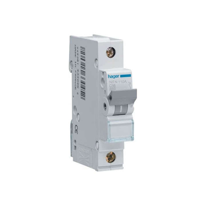 Hager HLF199S 1P 125A 10KA C Curve Circuit Breaker