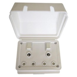 Titan ST-HB01-TIT-001 Switch Socket Double Industrial weatherproof