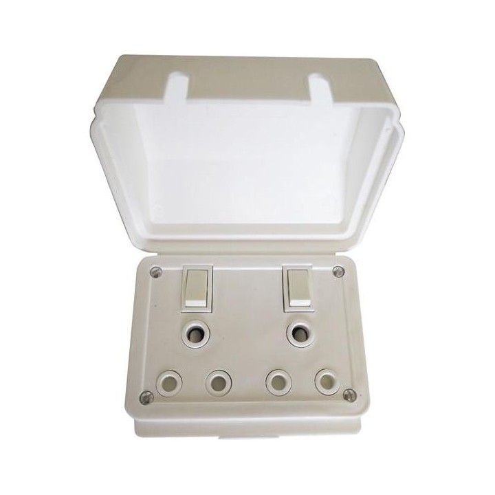 Titan ST-HB01-TIT-001 Switch Socket Double Industrial weatherproof