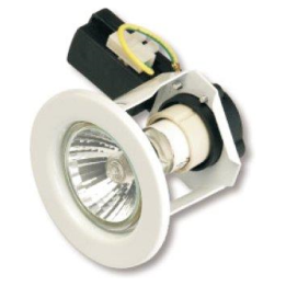 Waco ST-HC07-WAC-002 Downlighter S65 230V Straight, White or Satin Chrome - Satin Chrome