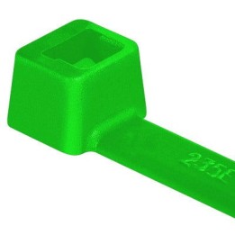 Hellermann BE-HEL-0000365 T30R Cable Ties 100/PKT - Colour / Green