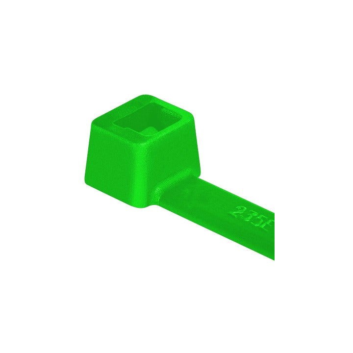 Hellermann BE-HEL-0000365 T30R Cable Ties 100/PKT - Colour / Green